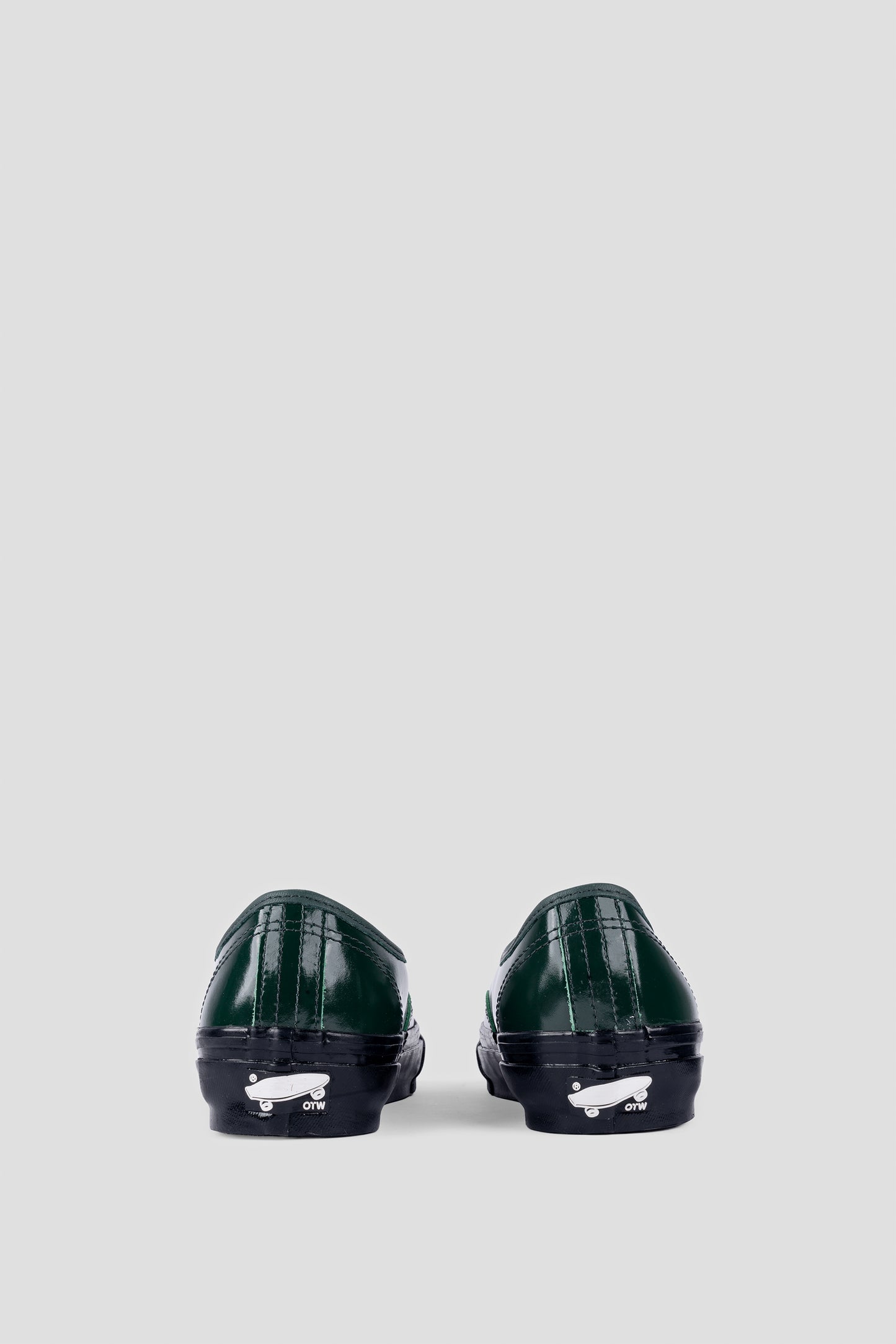 VANS OTW AUTHENTIC 44 LX SIPED VIBRAM GLOSS LEATHER BROGUE EMERALD