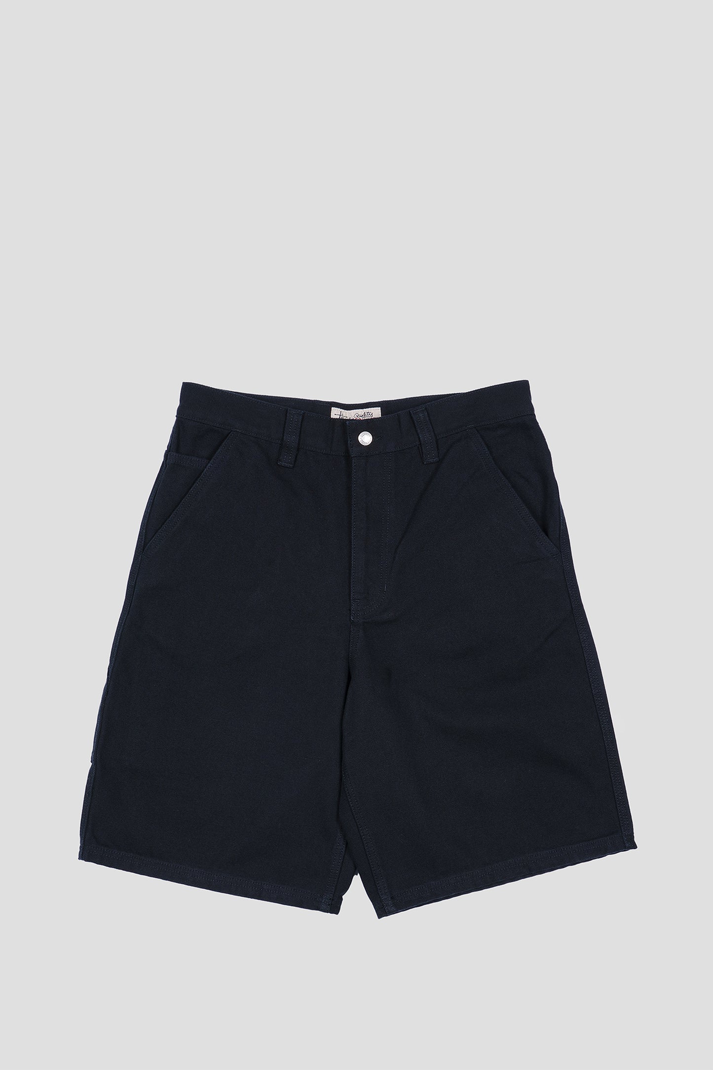 STUSSY WORK SHORT WASHED CANVAS BLACK