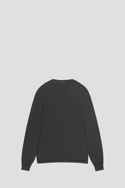 STUSSY LAZY LONG SLEEVE TEE VINTAGE BLACK