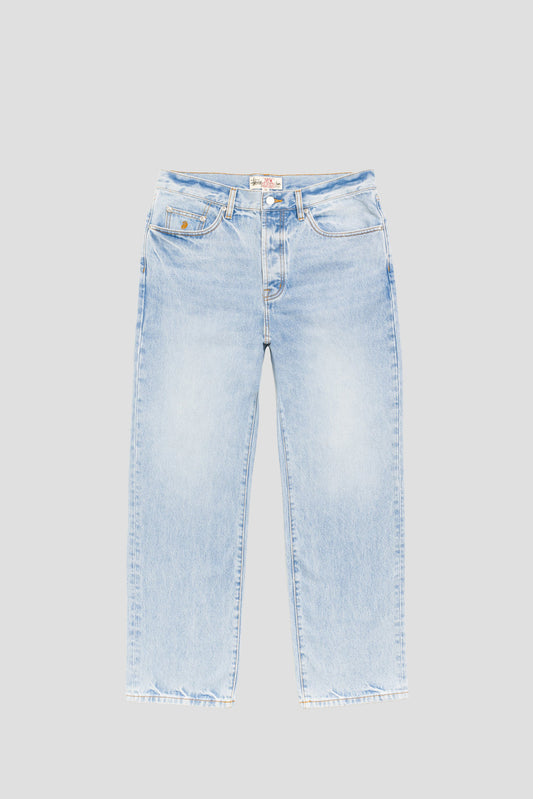 STUSSY NEW CLASSIC JEANS LIGHT WASH INDIGO