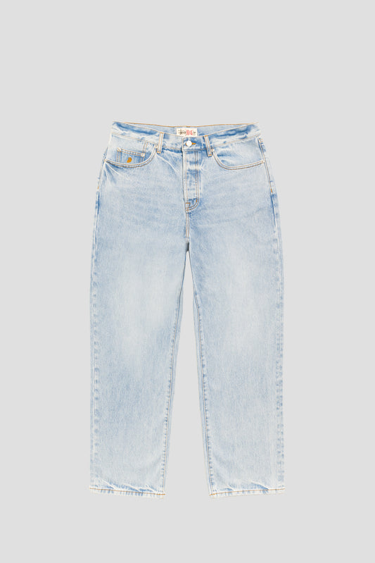 STUSSY BIG OL JEANS LIGHT WASH INDIGO