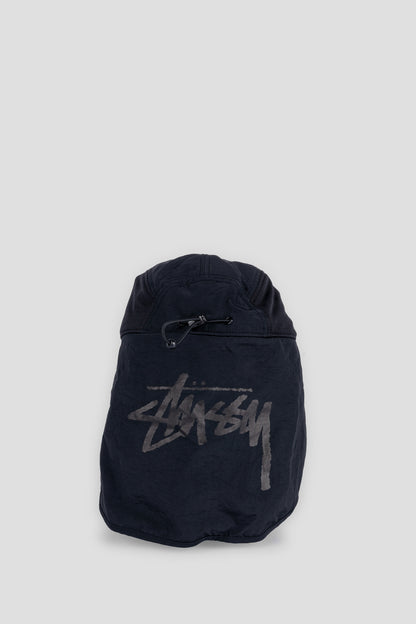 STUSSY FOLDABLE SHADE HAT BLACK