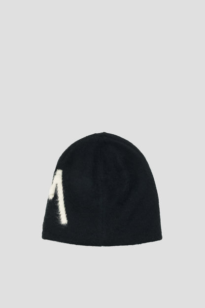 STUSSY BRUSHED OUT STOCK SKULLCAP BLACK