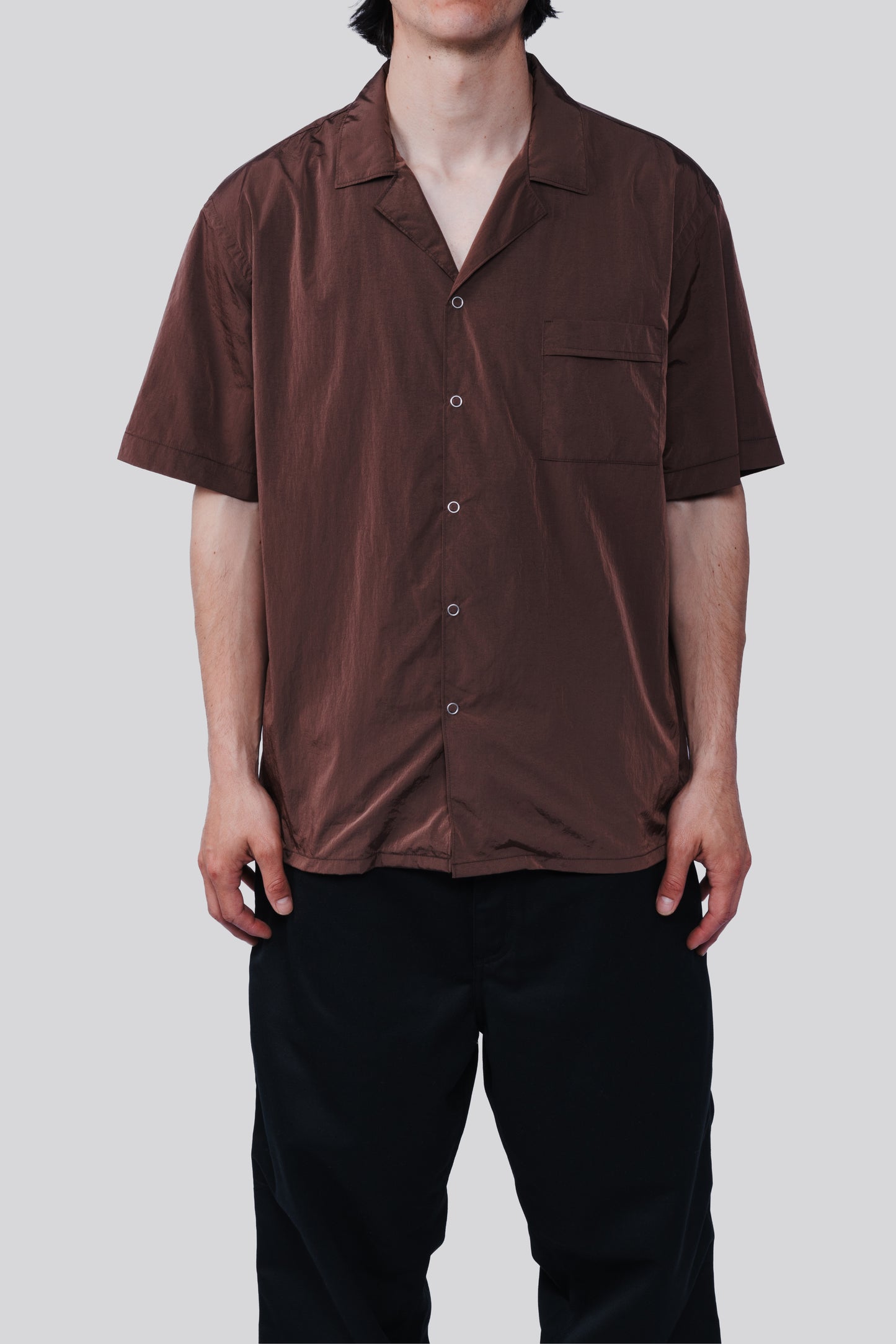 HOUSE OF PAA SS SHIRT TWO BROWN