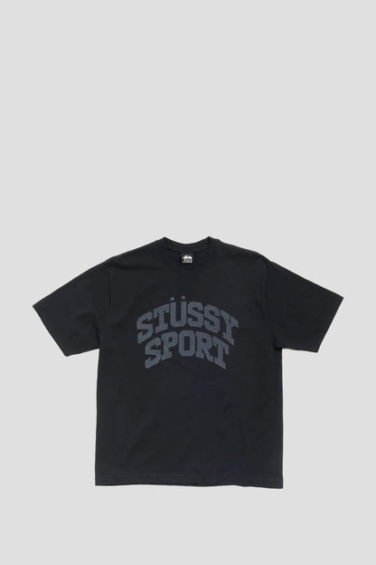 STUSSY BLOCK SPORT TEE BLACK