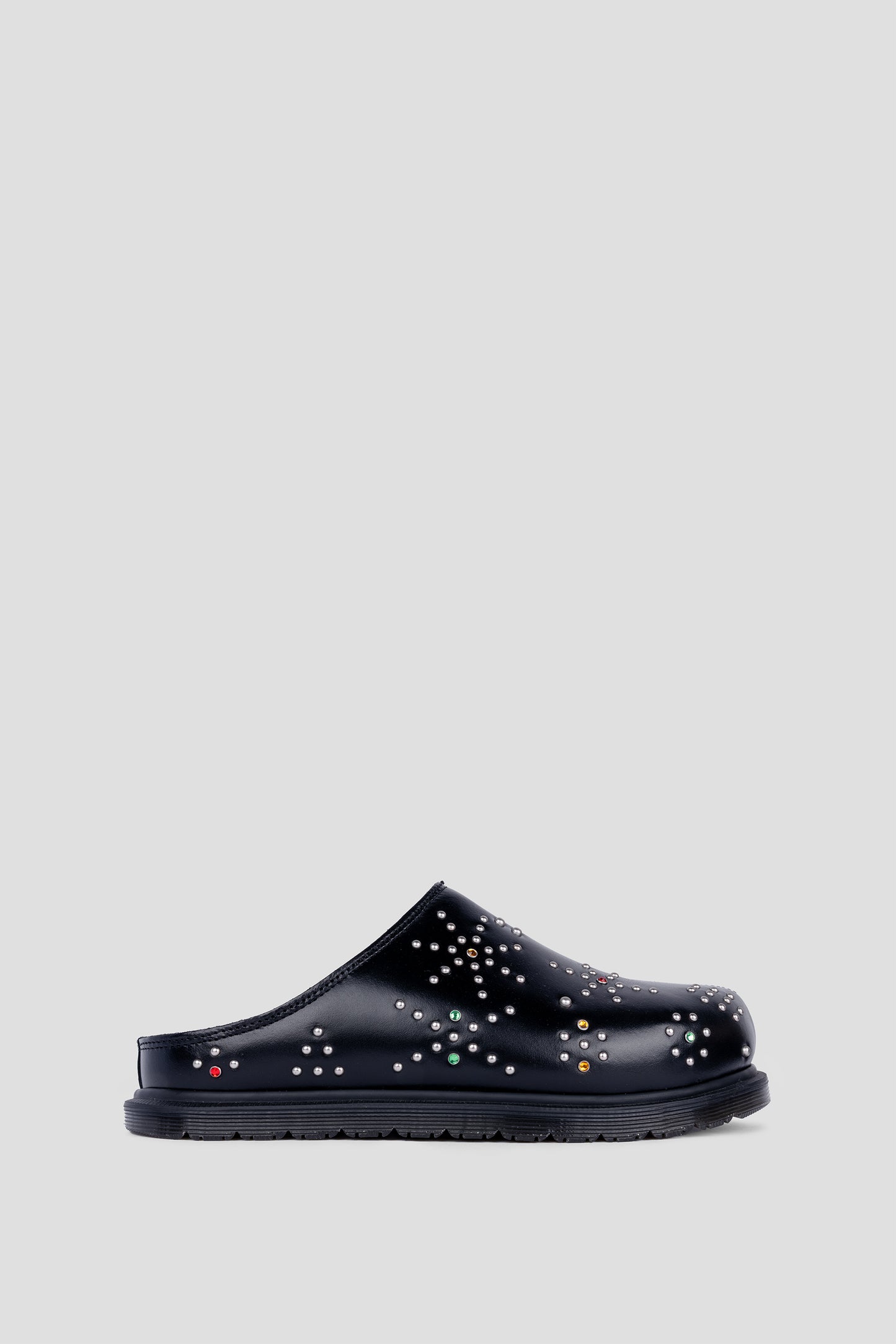 DR MARTENS SAN MULE STUDS BLACK ANALINE