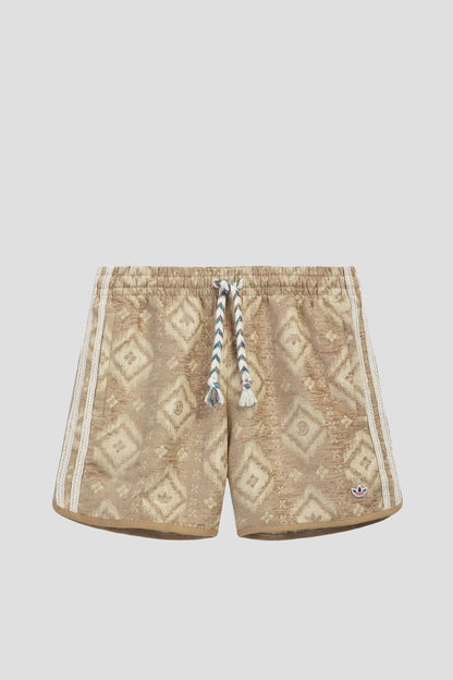ADIDAS X CLOT HERITAGE PRINT SHORT WARM SANDSTONE