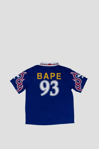 ADIDAS x BAPE SSL FLAME JERSEY JAPAN BLUE