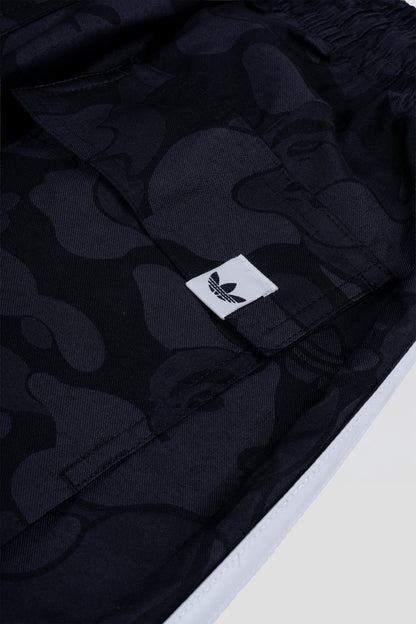ADIDAS x BAPE WC JACQUARD PANTS BLACK
