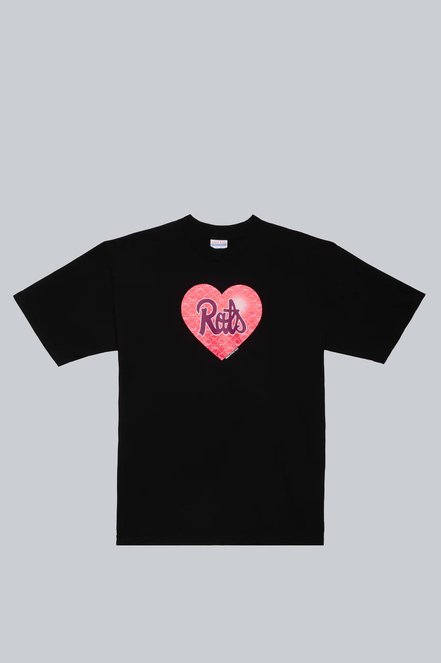 STRAY RATS RAT HEART TEE BLACK