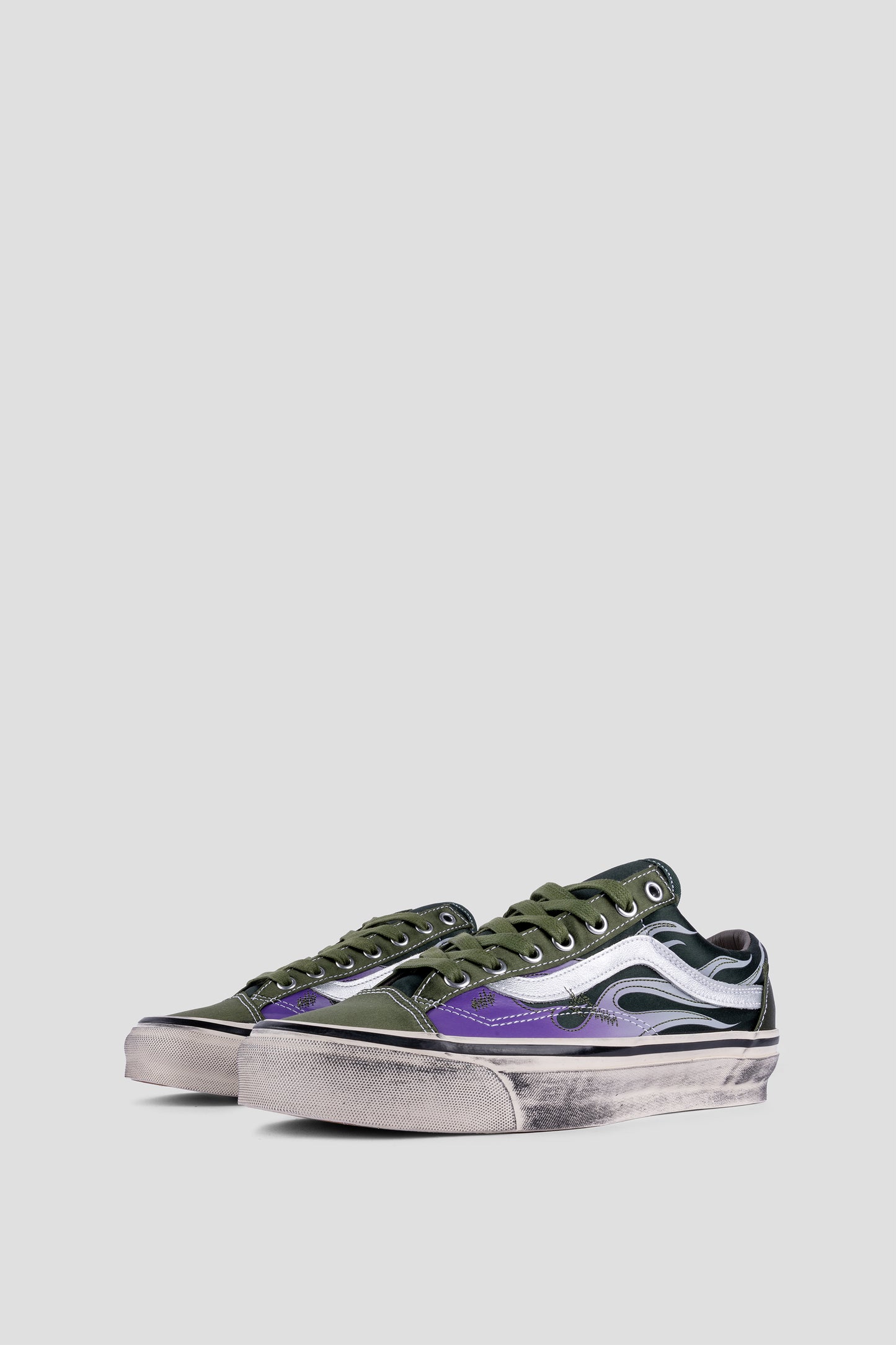 VANS OLD SKOOL 36 LX ARCHIVE FLAME GREEN BALSALM
