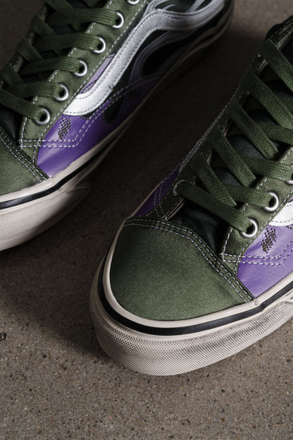 VANS OLD SKOOL 36 LX ARCHIVE FLAME GREEN BALSALM