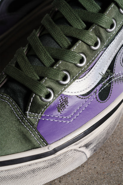 VANS OLD SKOOL 36 LX ARCHIVE FLAME GREEN BALSALM