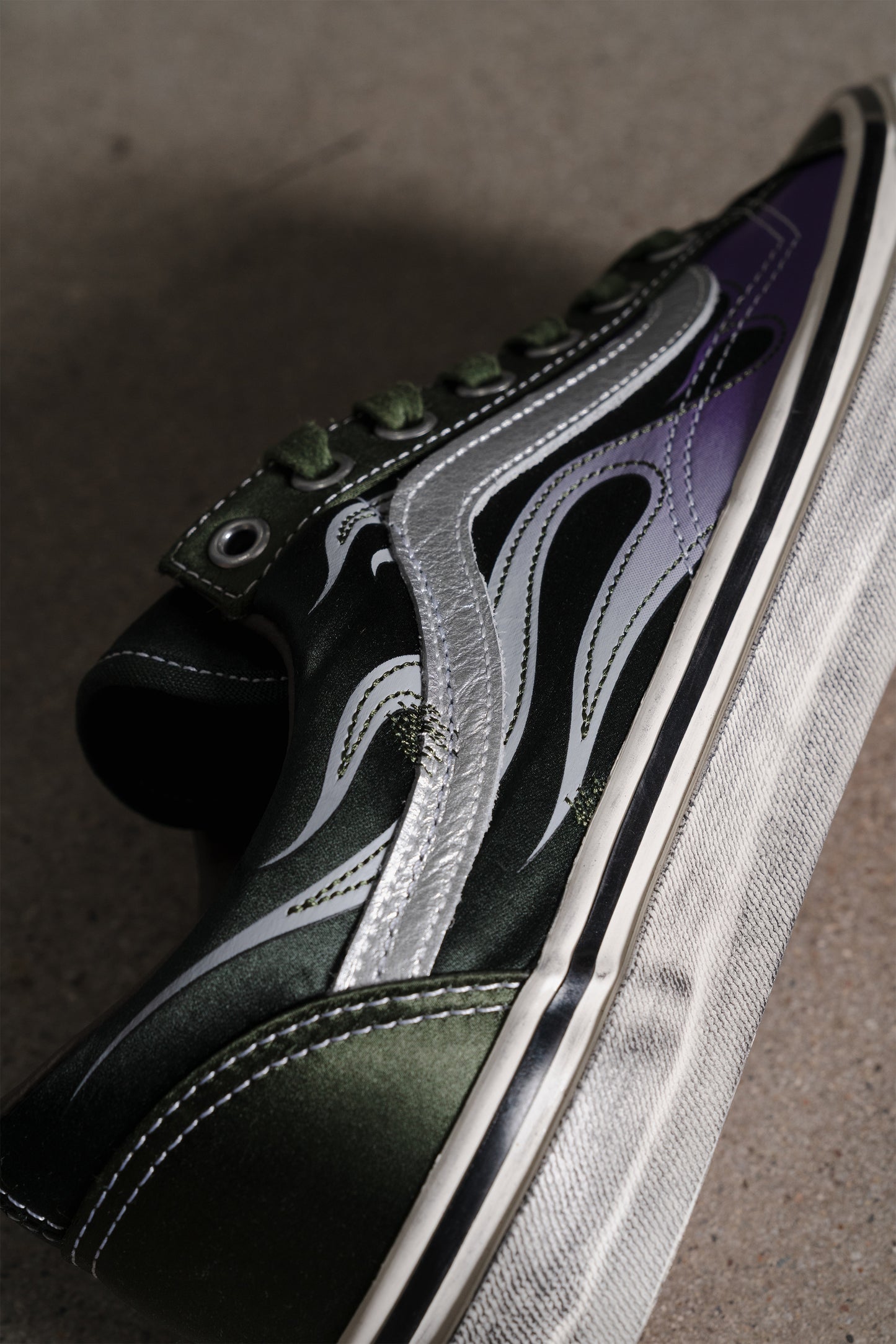 VANS OLD SKOOL 36 LX ARCHIVE FLAME GREEN BALSALM