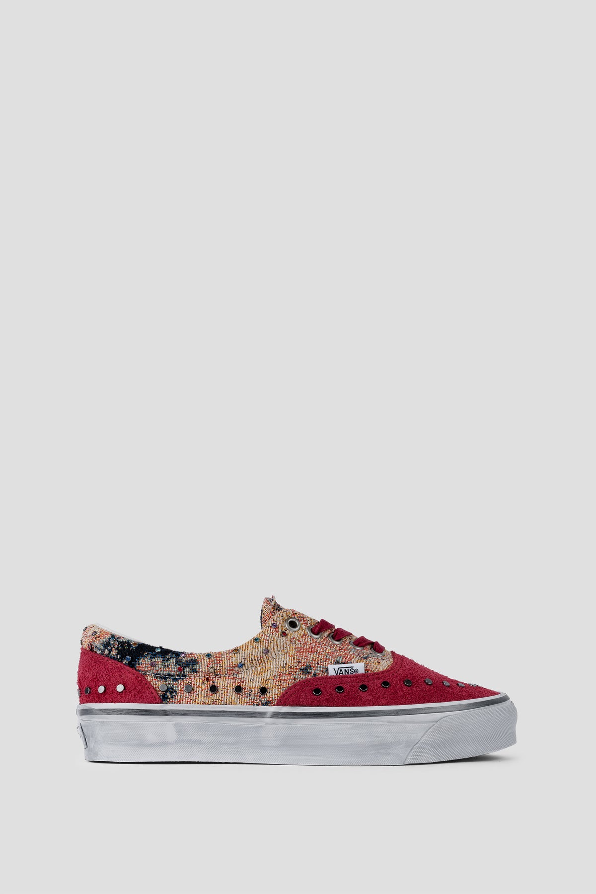 VANS ERA 95 REISSUE LX FLORAL RIVETS BORDEAUX