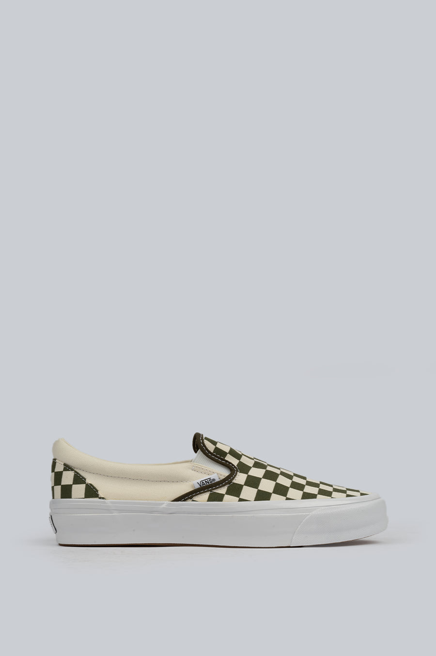 VANS SLIP-ON REISSUE 98 LX CHECKERBOARD GRAPE LEAF