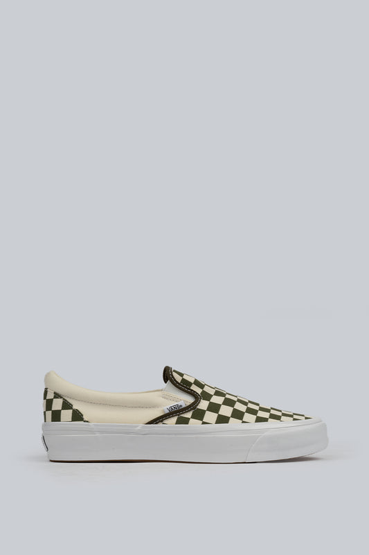 VANS SLIP-ON REISSUE 98 LX CHECKERBOARD GRAPE LEAF
