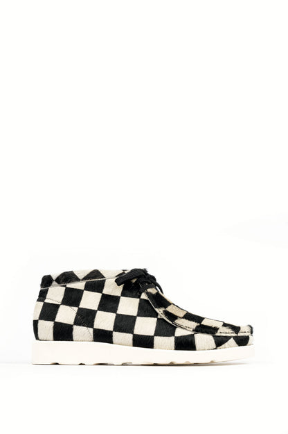 PADMORE & BARNES P204 WHT VIBRAM BLACK CHECKERBOARD