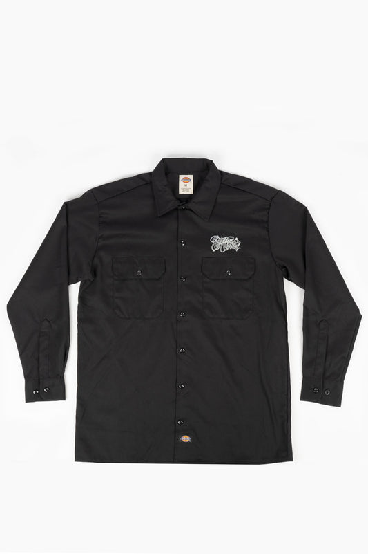 DICKIES X ESTEVAN ORIOL SIGNATURE WORK SHIRT BLACK