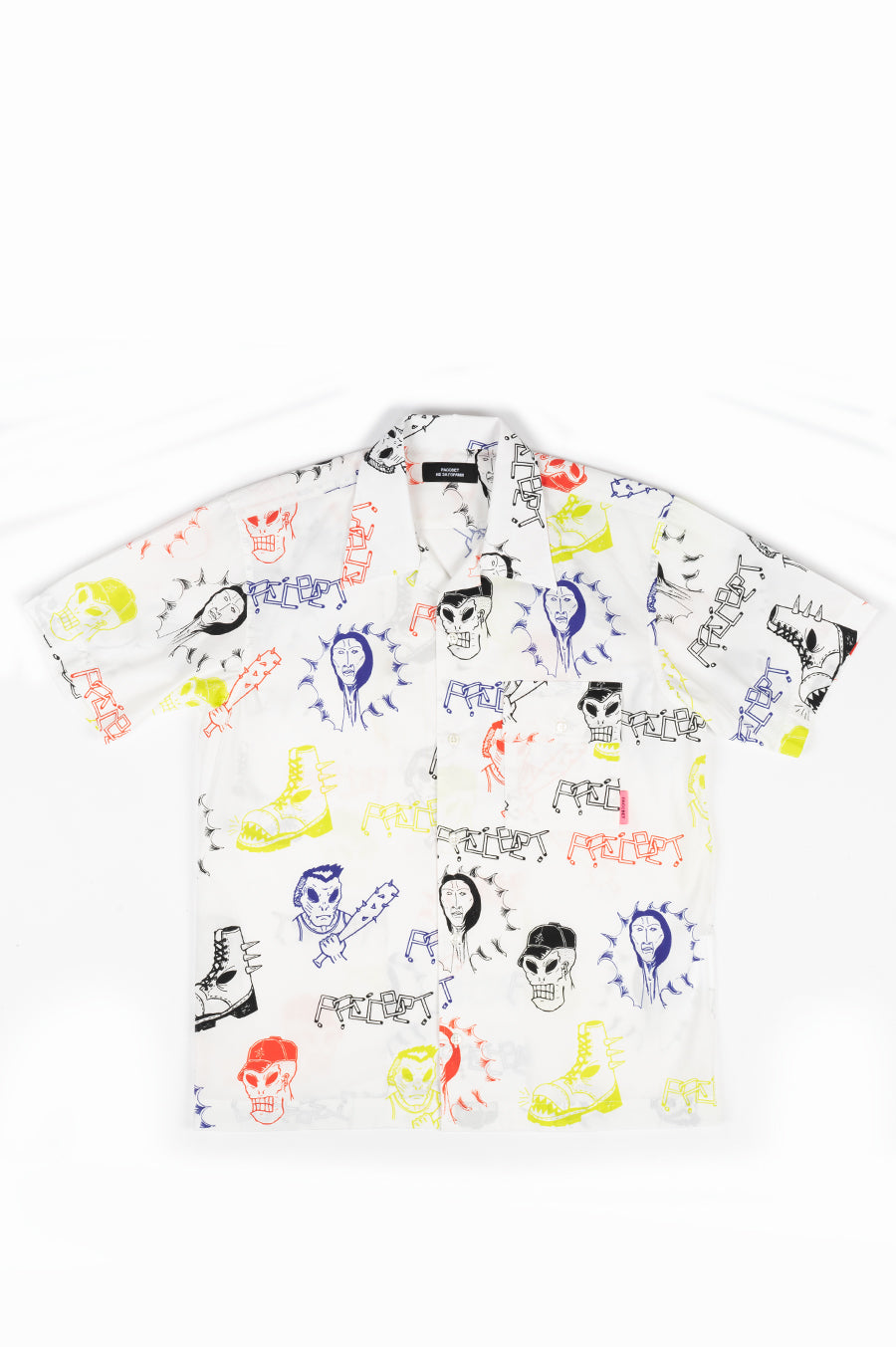 RASSVET PRINTED POPLIN SHORT SLEEVE SHIRT HARDCORE PRINT