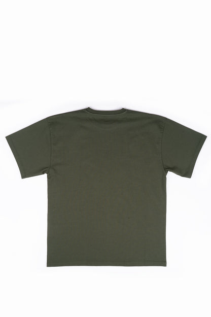 RASSVET PRINTED T-SHIRT DARK GREEN