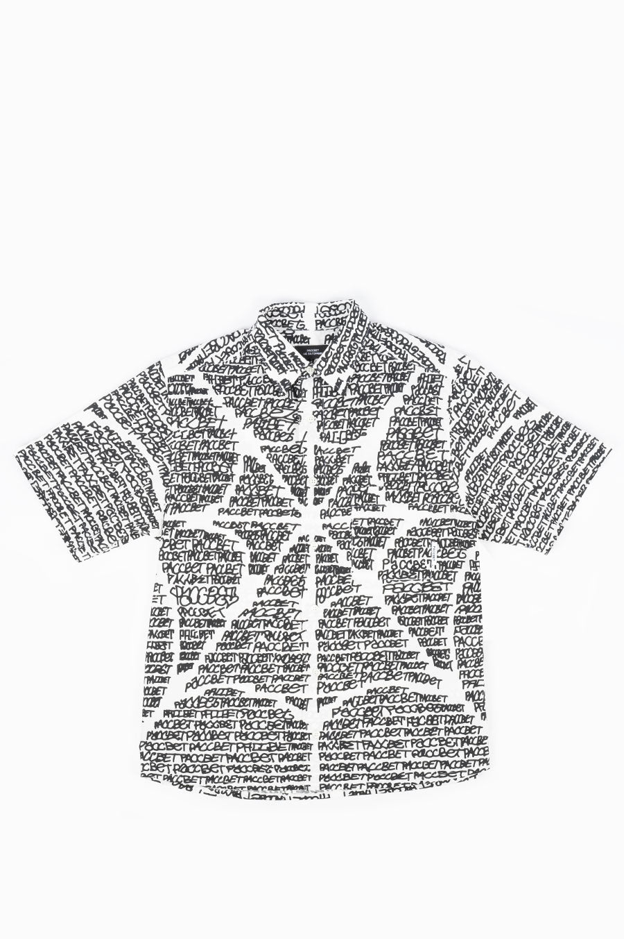 RASSVET VACATION SHIRT WOVEN BLACK WHITE