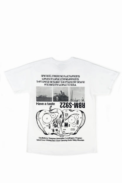 REAL BAD MAN REAL BAD APPLES S/S TEE WHITE