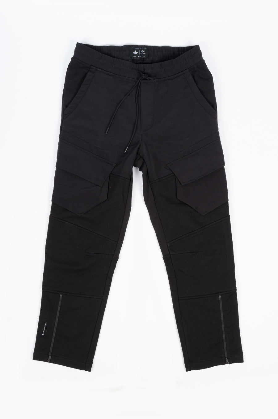REIGNING CHAMP X JIDE OSIFESO KNIT HEAVYWEIGHT HYBRID CARGO PANT BLACK